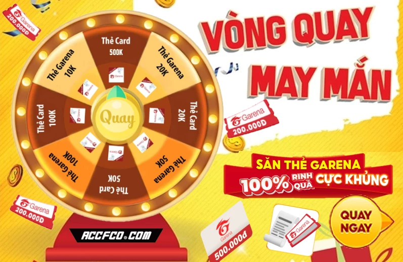 Vòng quay thẻ GARENA